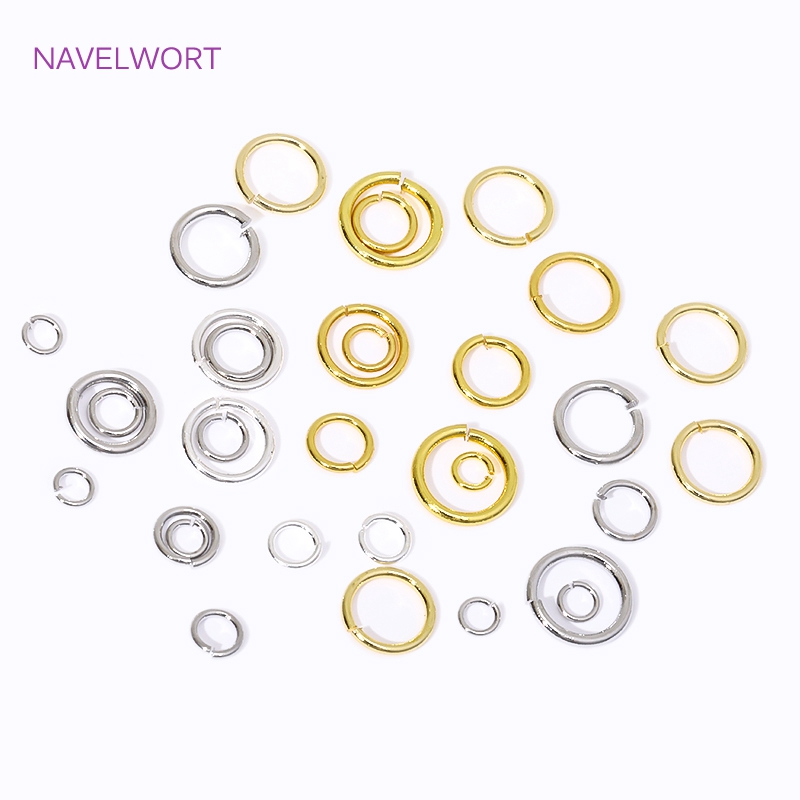Gold Plated Ring - соединительные кольца для украшений Позолоченное раздельное