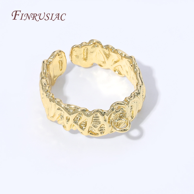 Gold Plated Ring - Основа для кольца с регулируемым размером,
