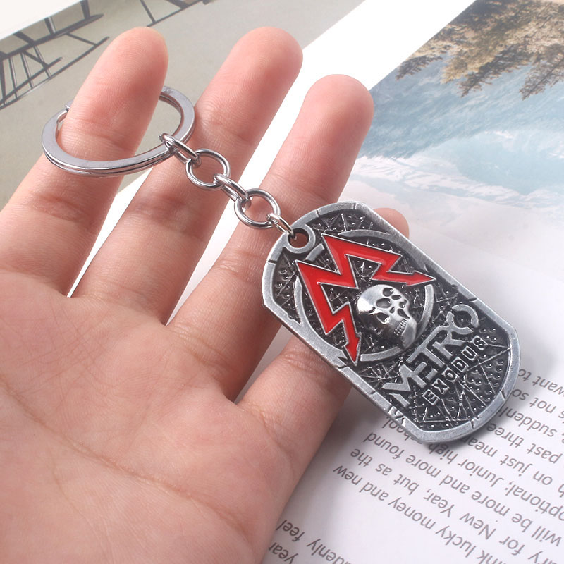Mens Dog Tag Necklace - Игра Metro Exodus 2033, ожерелье, подвески,