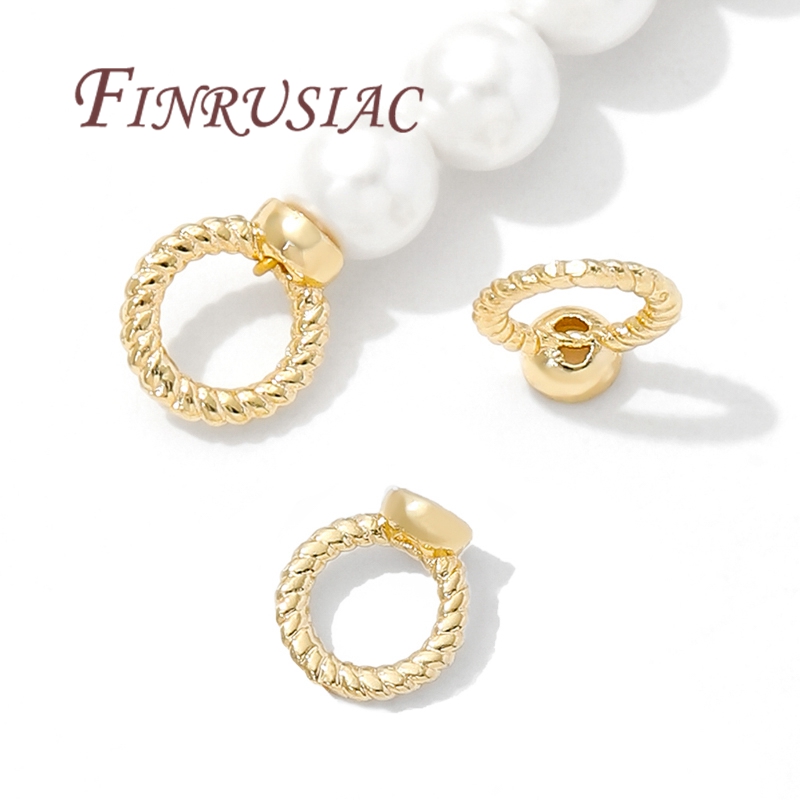 Gold Plated Ring - коннекторы для бижутерии /концевики для бижутерии