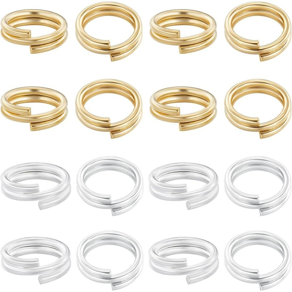 Gold Plated Ring - 1 коробка, 80 шт., разделенное кольцо