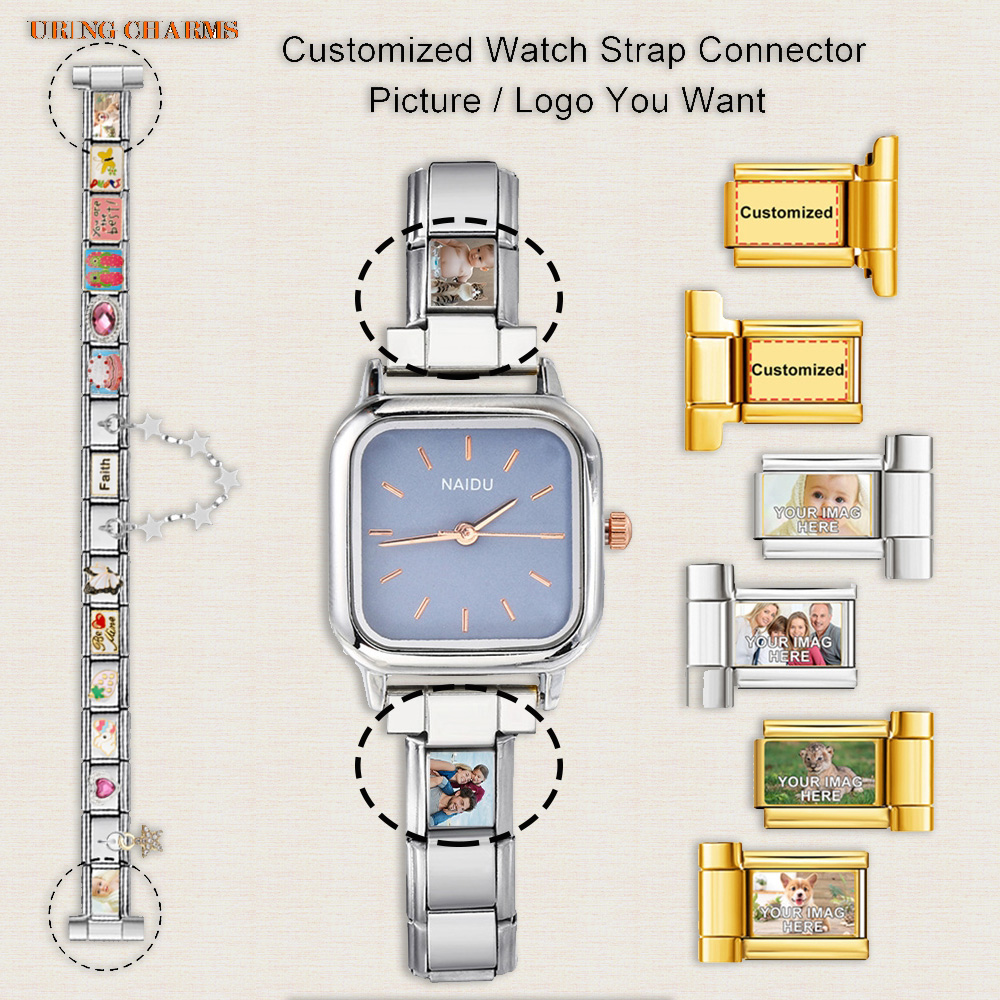 Jewelry Watches Women - 1 пара изображений логотипа, индивидуальный ремешок