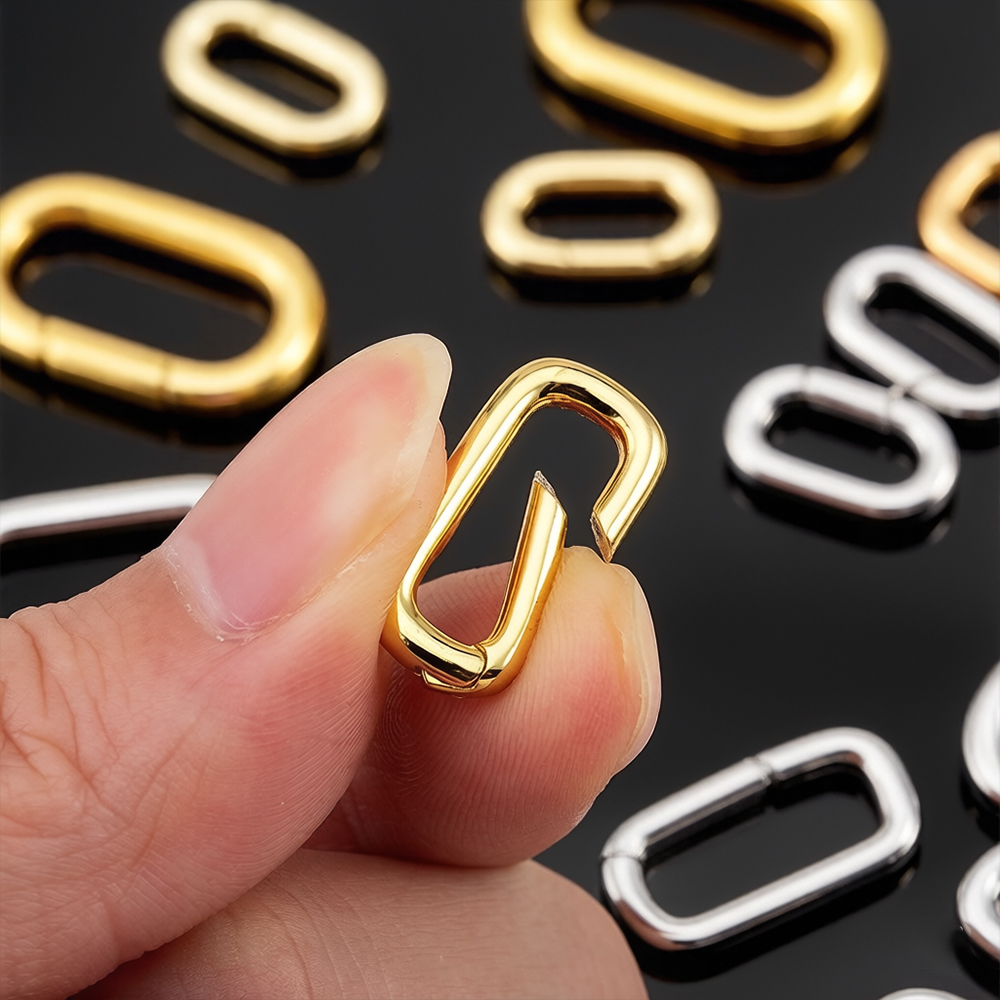 Gold Plated Ring - 2 шт. позолоченные 18-каратным золотом овальные