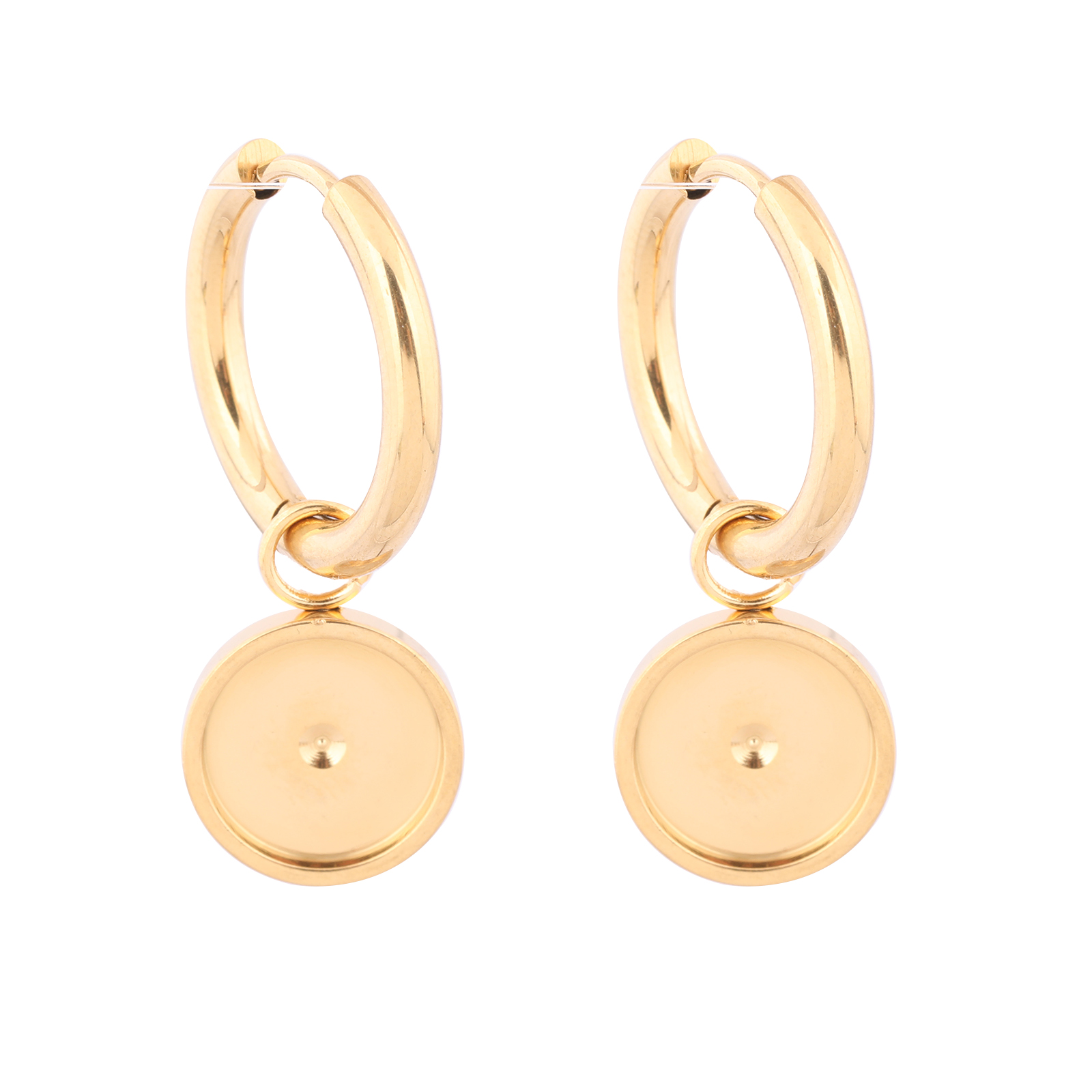 Gold Plated Ring - 6 шт. основы для серег-колье из