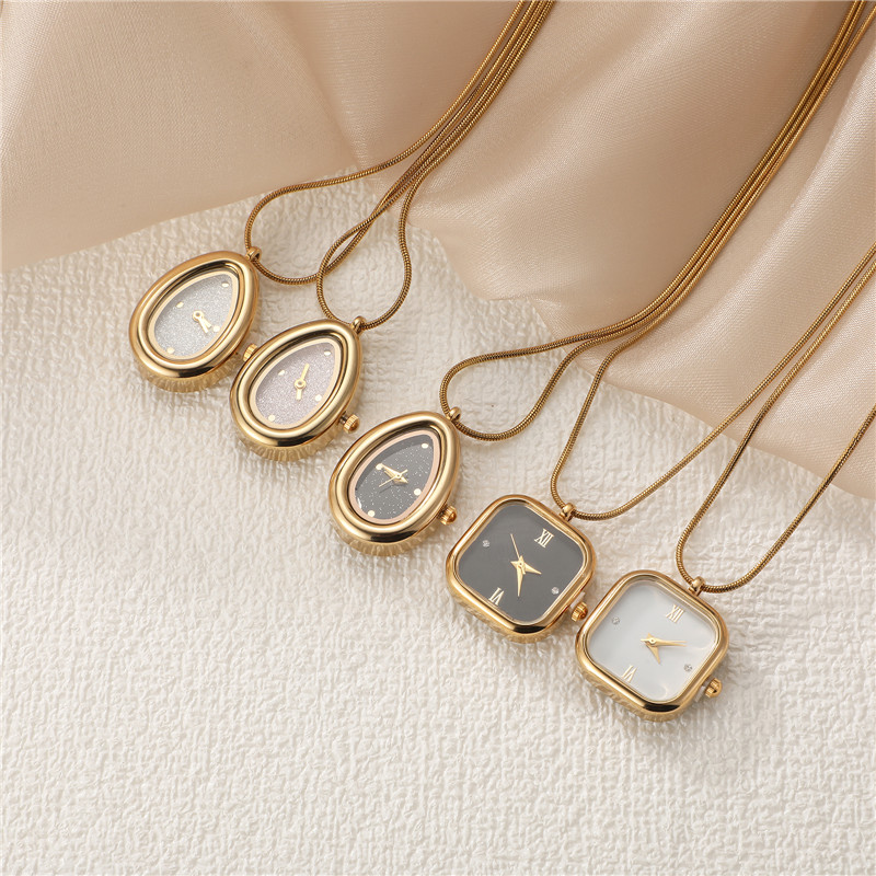 Jewelry Making Watches - Модные винтажные квадратные часы-кулоны из нержавеющей