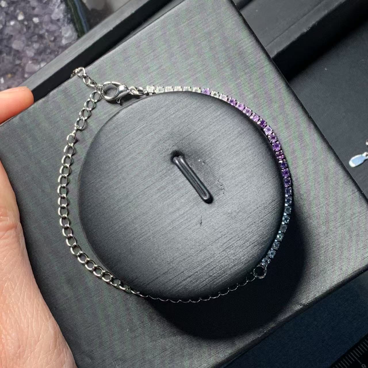 HEYYA КАМЕНЬ натуральный амети – обзор и цена Gemstone Bracelet Healing