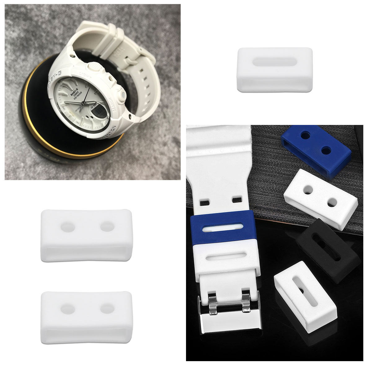 3 шт. силиконовых петель для р – обзор и цена Watch Strap Replacement