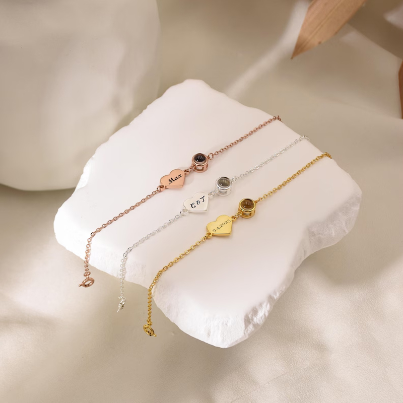 Браслет с индивидуальным имене – обзор и цена Rose Gold Bracelet