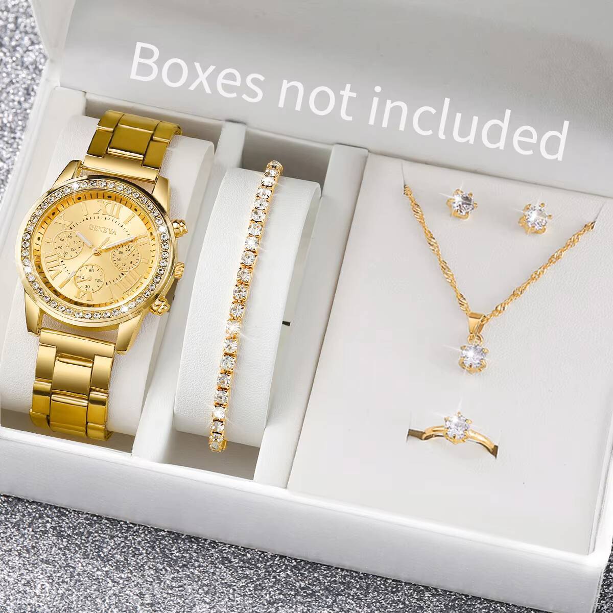 6 шт./компл. Модные женские ча – обзор и цена Jewelry Watches Women