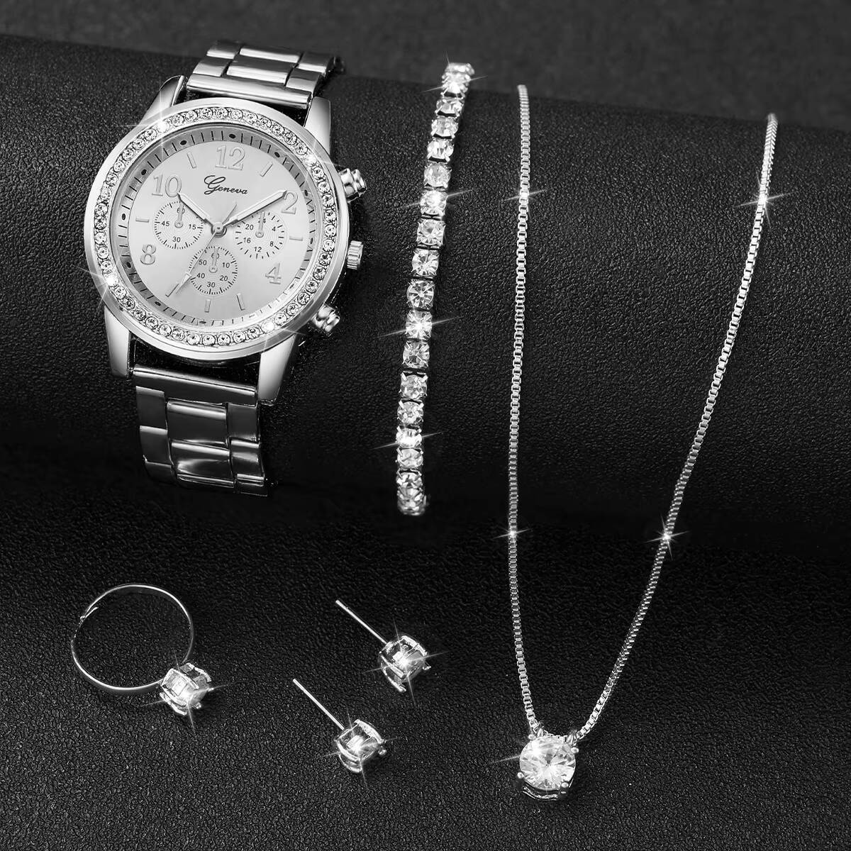 6 шт./компл. Модные женские ча – обзор и цена Jewelry Watches Women