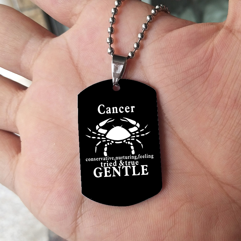 12 знаков зодиака, аксессуары  – обзор и цена Mens Dog Tag Necklace
