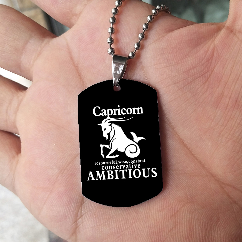 12 знаков зодиака, аксессуары  – обзор и цена Mens Dog Tag Necklace