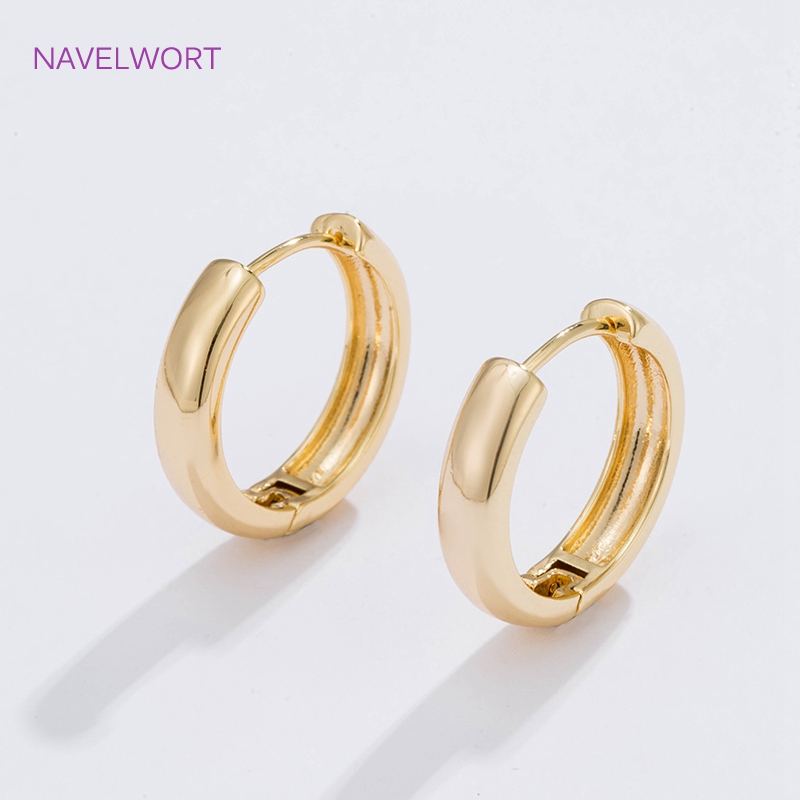 Серьги кольцами 6 размеров, по – обзор и цена Gold Plated Ring