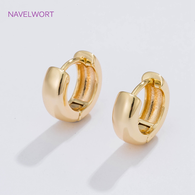 Серьги кольцами 6 размеров, по – обзор и цена Gold Plated Ring