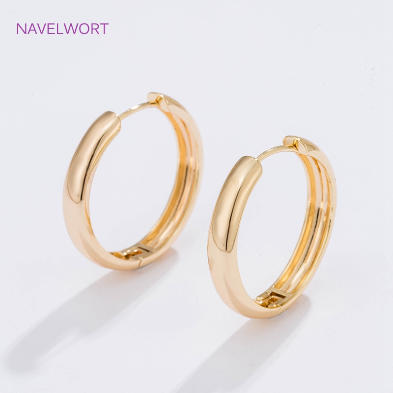 Серьги кольцами 6 размеров, по – обзор и цена Gold Plated Ring