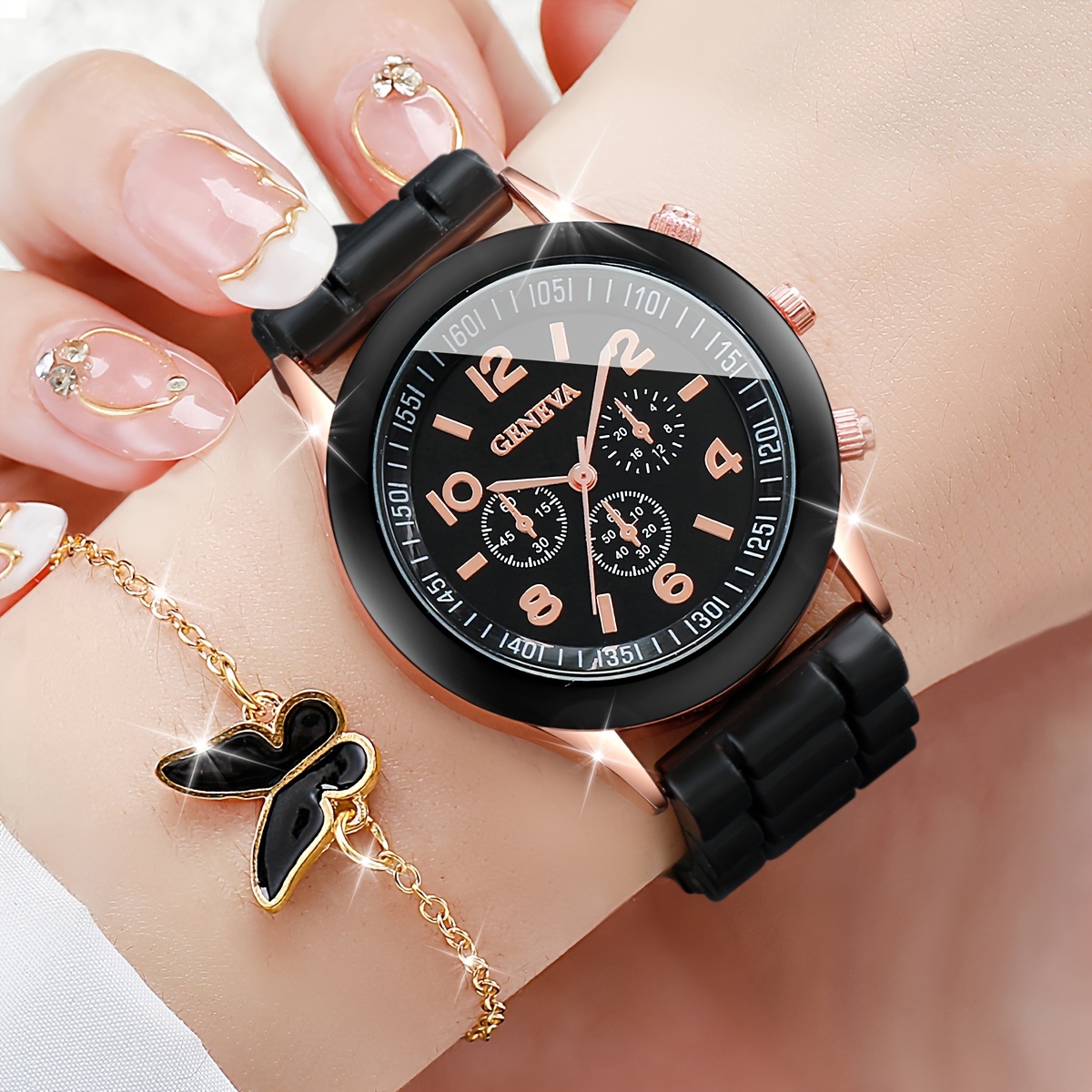 6 шт./компл. женские часы, пов – обзор и цена Jewelry Like Watches