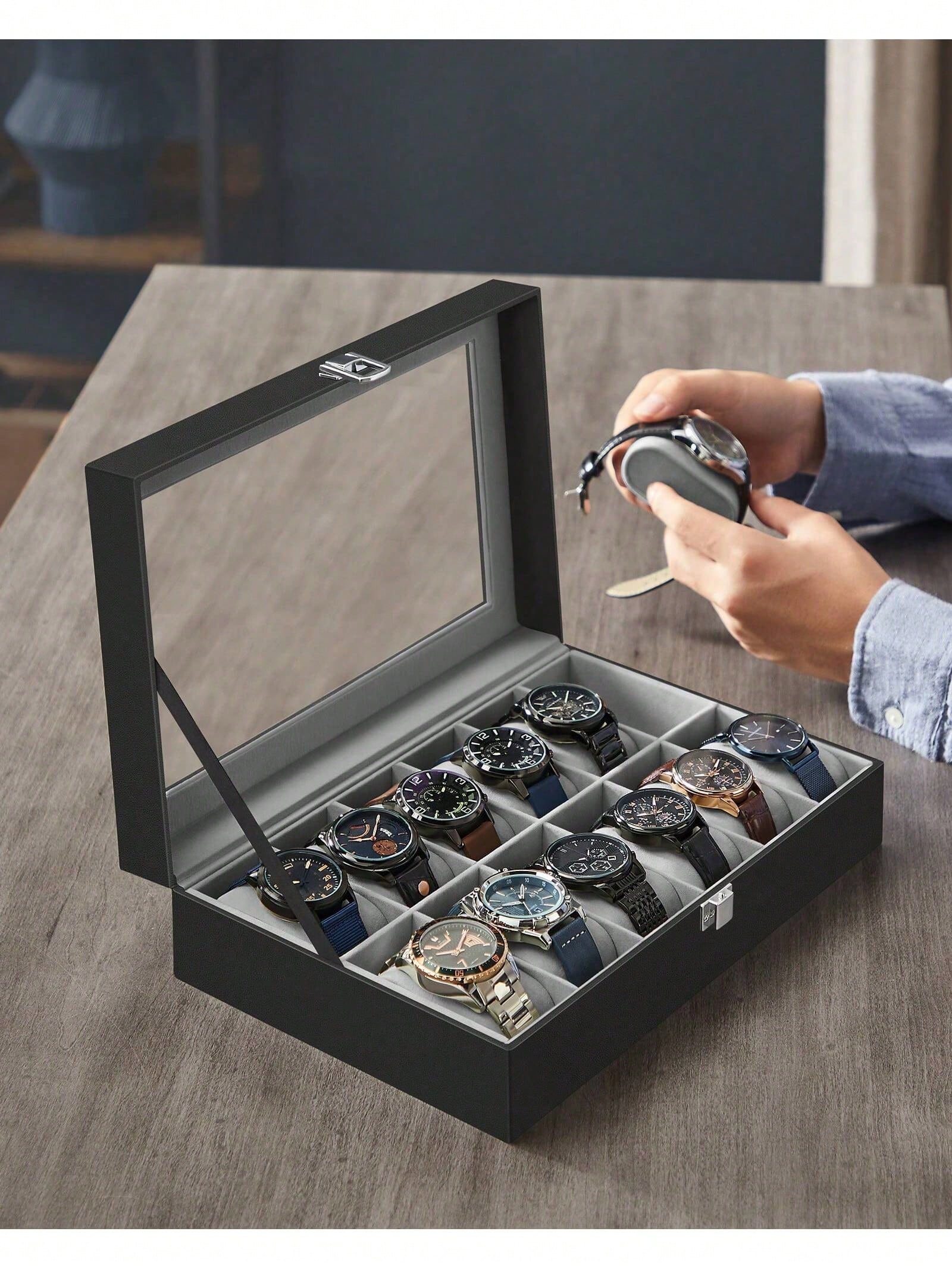 Шкатулка для часов на 12 отдел – обзор и цена Jewelry Watch
