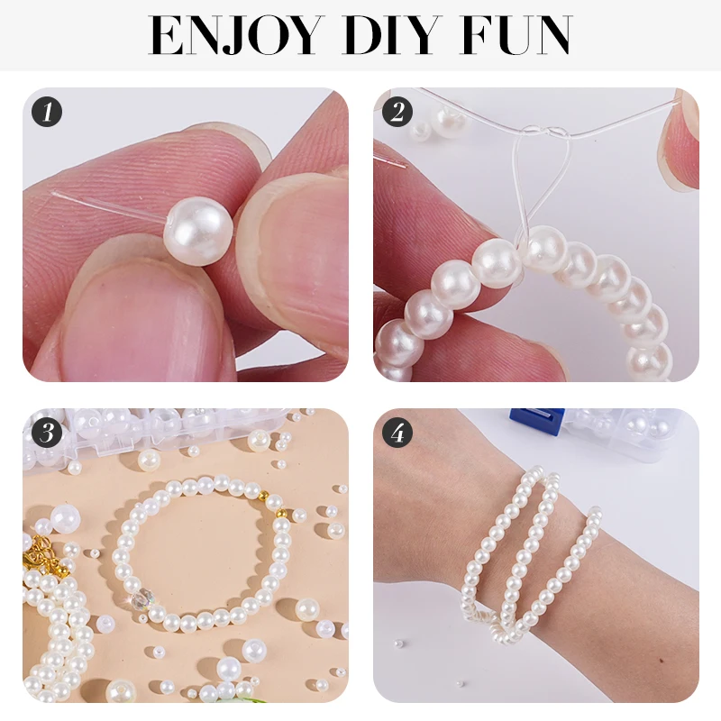 800 шт., комплект бусин из иск – обзор и цена Pearl Necklace