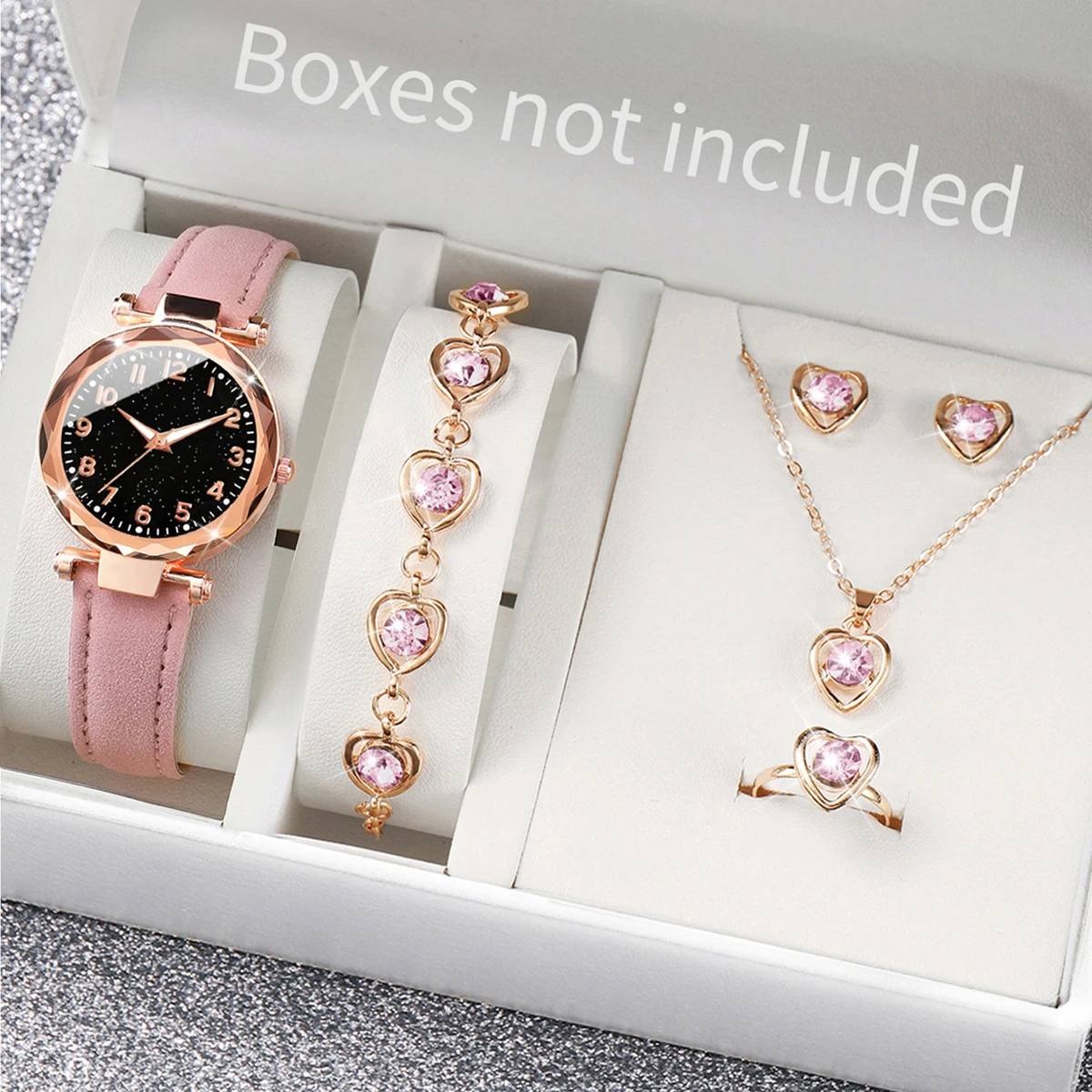 5/6 шт. модных женских часов с – обзор и цена Jewelry Like Watches