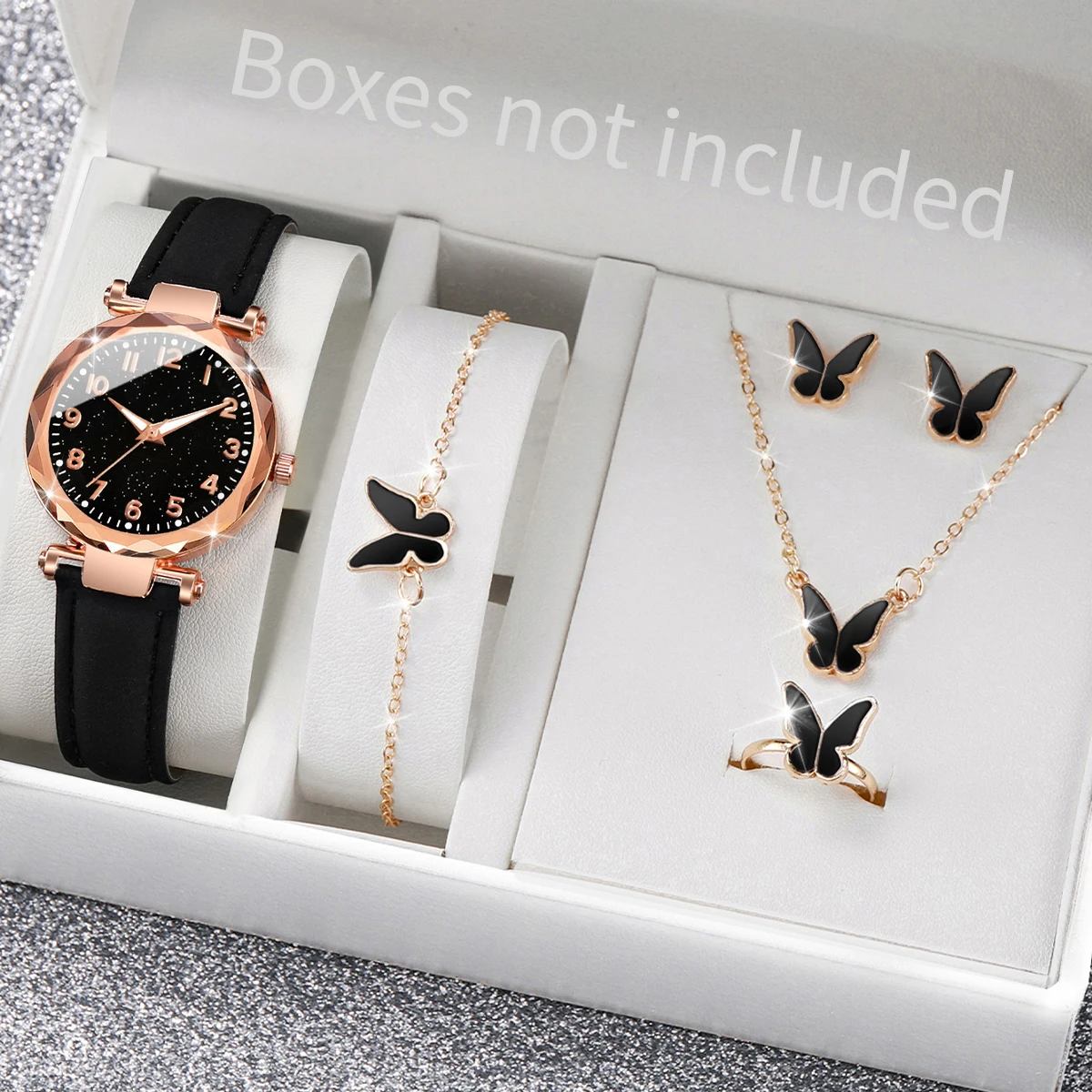 5/6 шт. модных женских часов с – обзор и цена Jewelry Like Watches