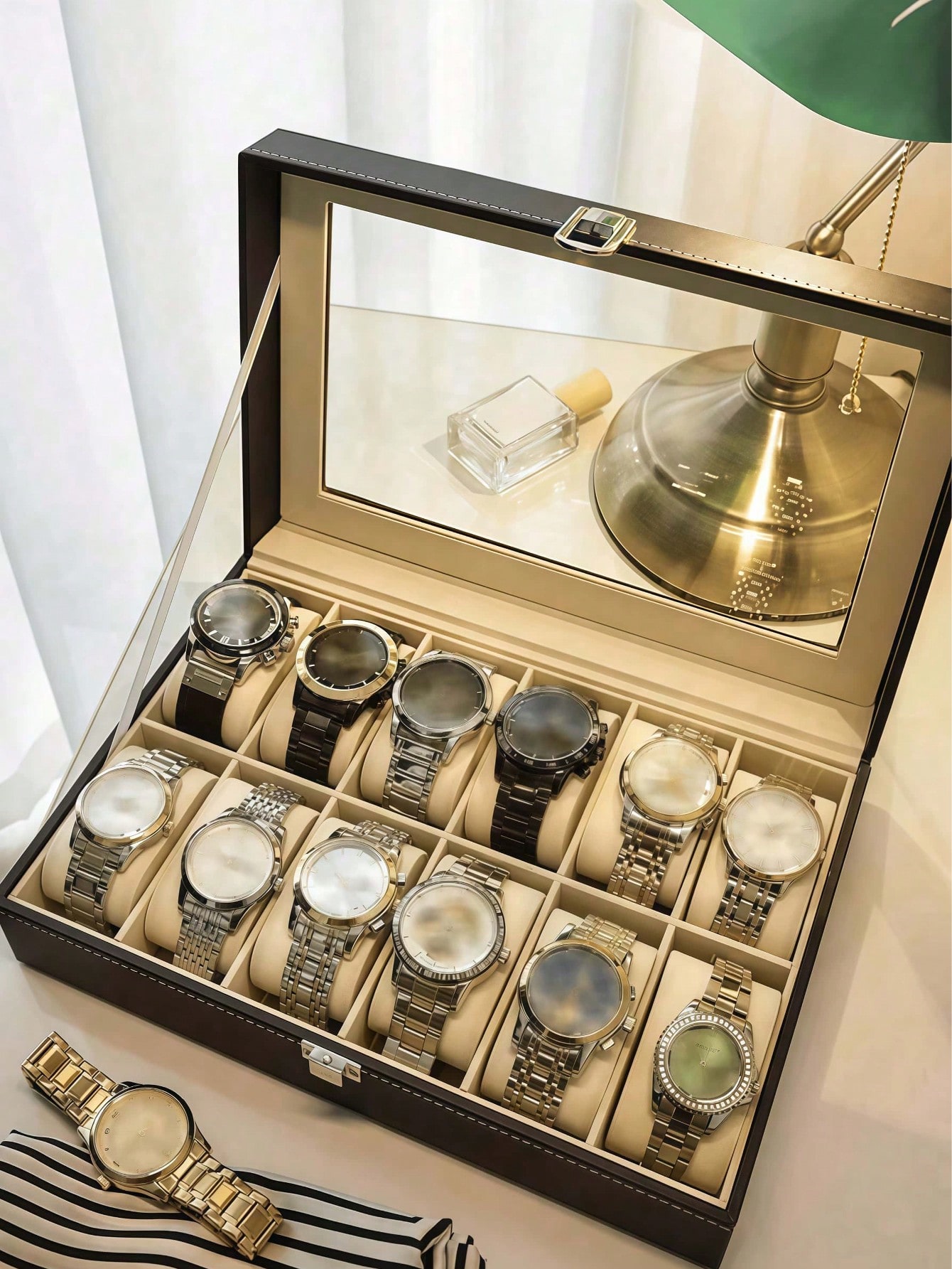 Кожаная шкатулка для часов с з – обзор и цена Jewelry Watches Women