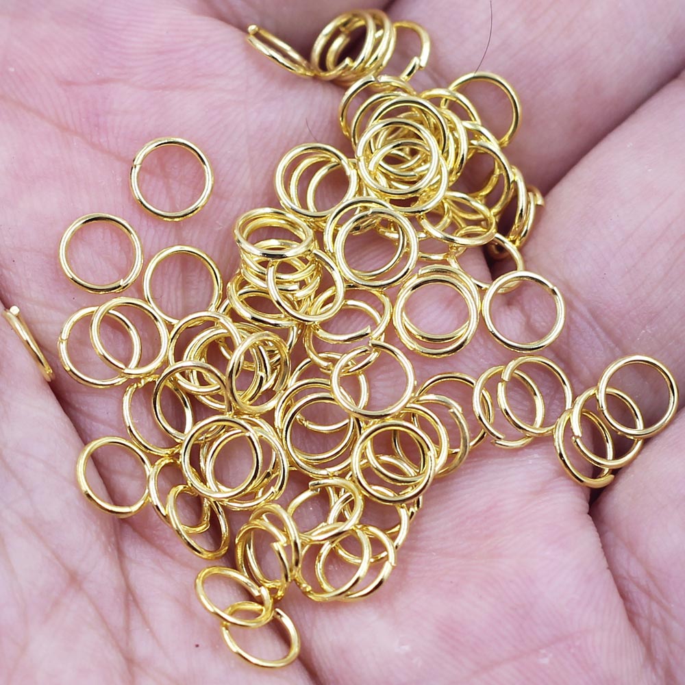 500 шт. открытых соединительны – обзор и цена Gold Plated Ring