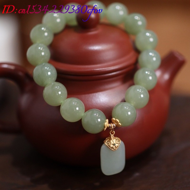 Натуральный браслет из хотанск – обзор и цена Gemstone Bracelet Healing