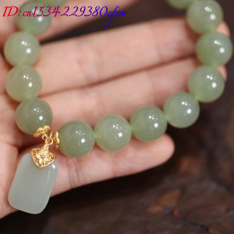 Натуральный браслет из хотанск – обзор и цена Gemstone Bracelet Healing