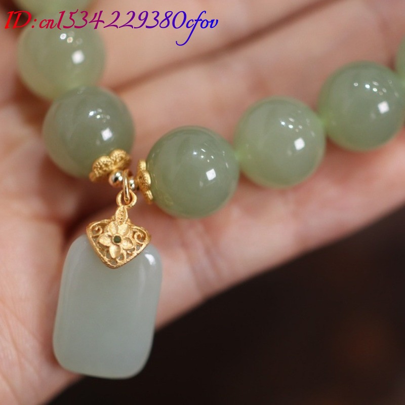 Натуральный браслет из хотанск – обзор и цена Gemstone Bracelet Healing