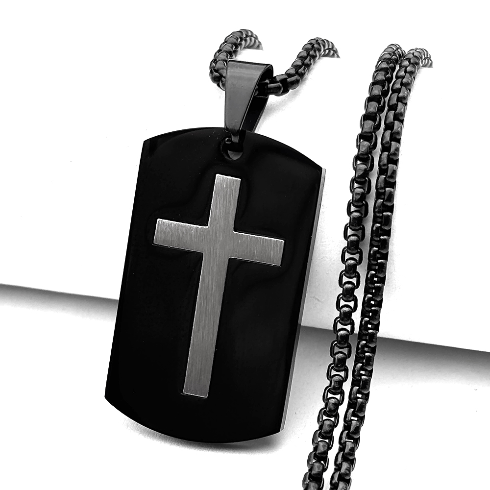 Военное армейское двухцветное  – обзор и цена Mens Dog Tag Necklace