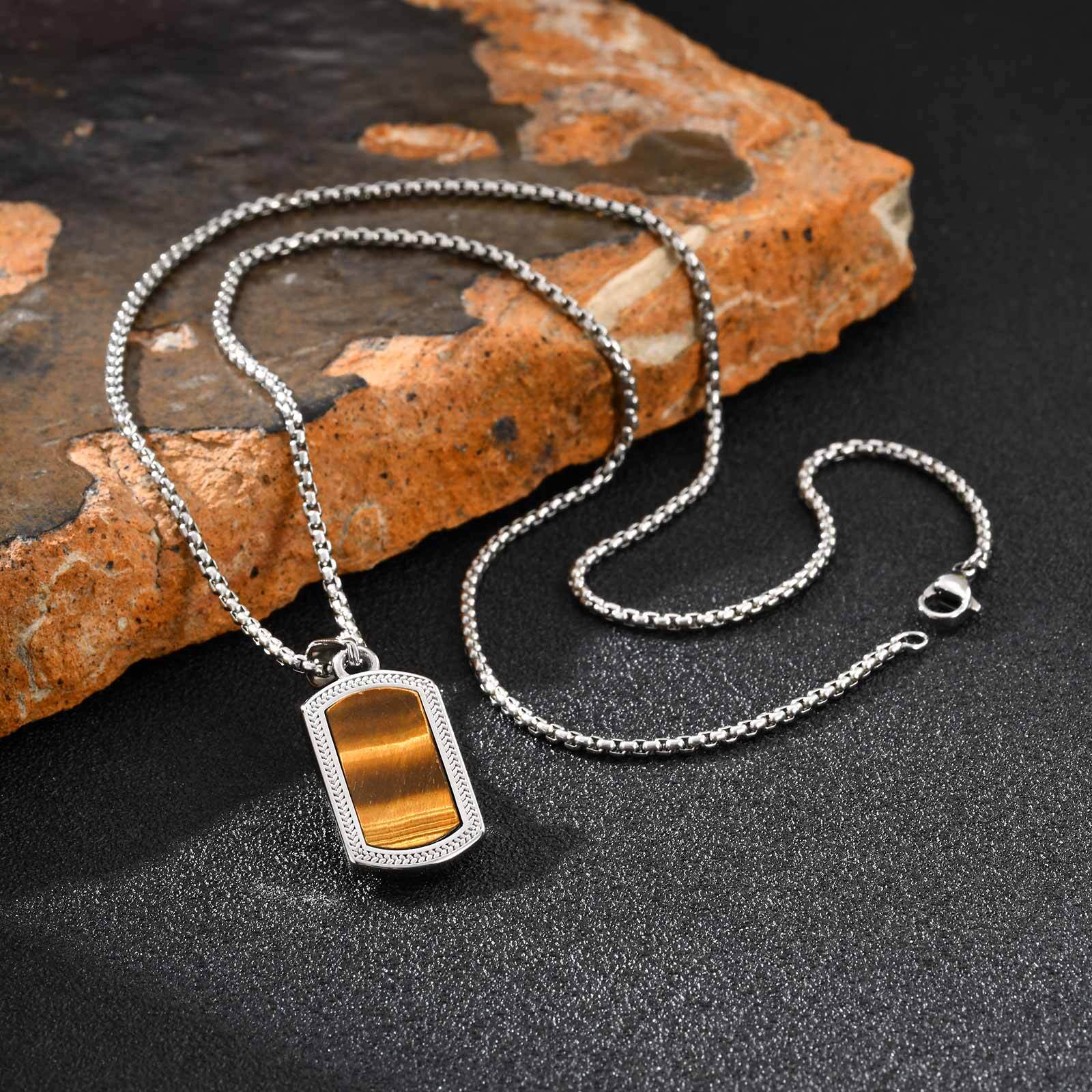 Ожерелье с подвеской в виде ка – обзор и цена Mens Dog Tag Necklace